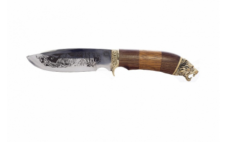 Нож с фиксированным клинком Альпинист (95Х18) с рисунком