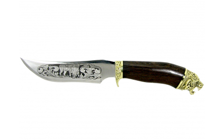 Нож с фиксированным клинком Егерь (95Х18) с рисунком