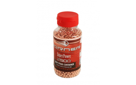 Шарик омедн. "BORNER-Super Power" БАНКА (2500 шт.) (в кор. 20 шт.)