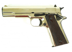 Пистолет CLT1911-СО (Colt) хром, кал.10х24(Курс-С) охолощенный